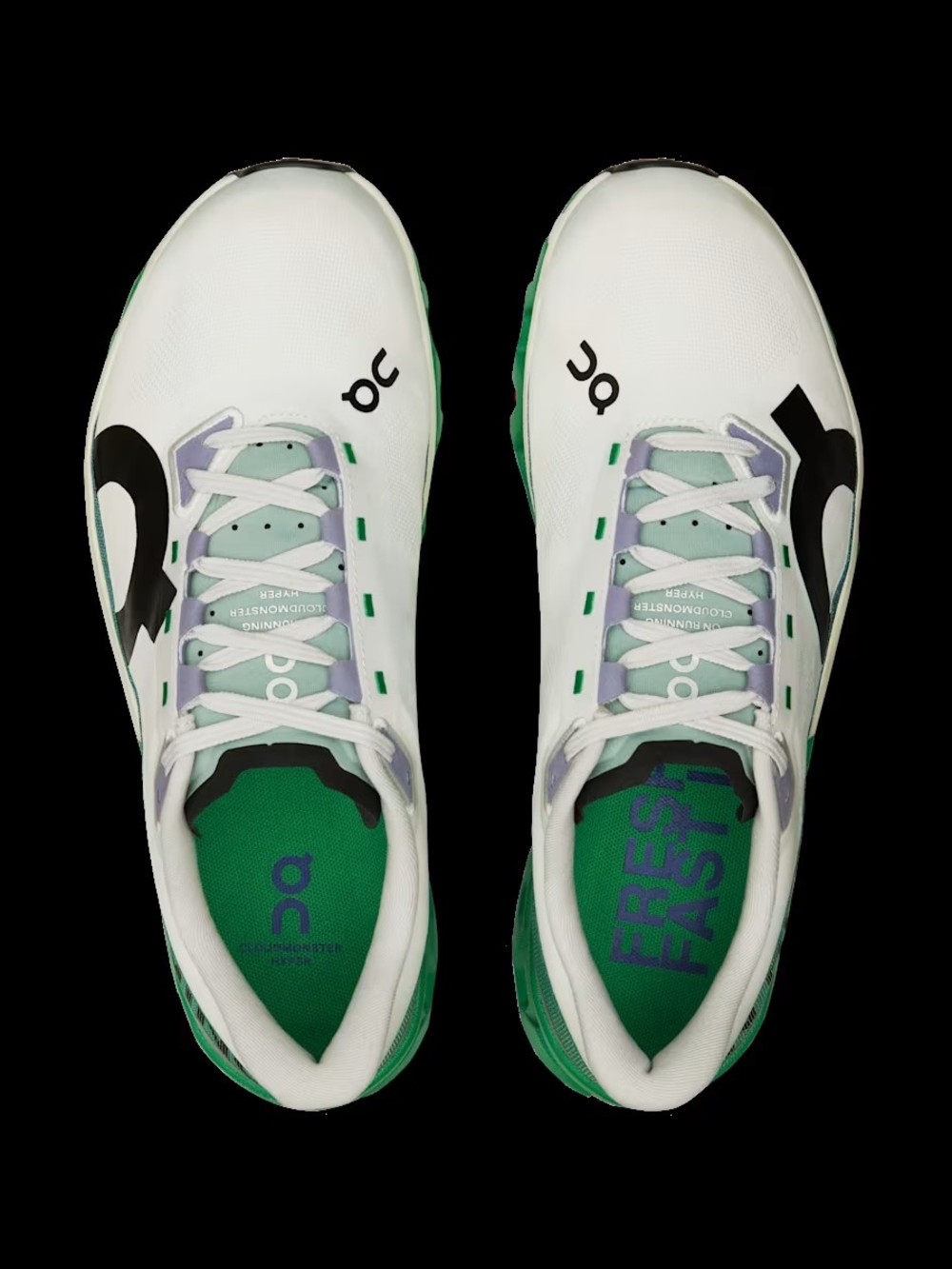 On Running Women White and Teal Trail Sneakers New Whit Out Box - Picture 9 of 12